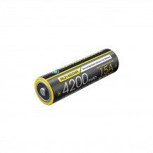 Аккумулятор NITECORE NL2142LTHPi 21700 3.6v 4200mAh 15A (-40° C) Li-Ion литий-ионный аккумулятор с защитой